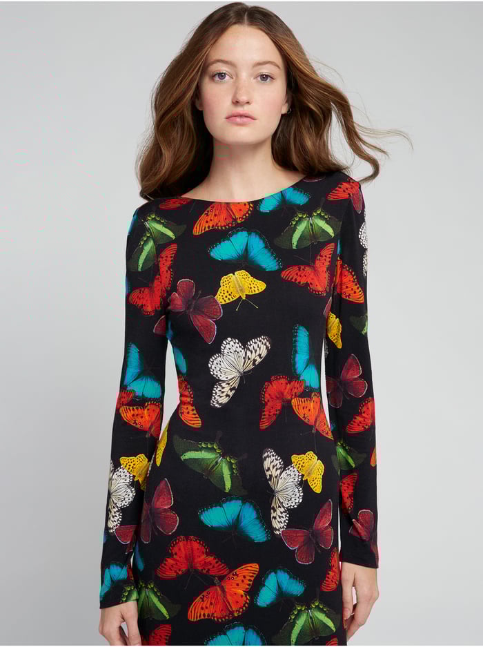 ROSARIA BUTTERFLY MAXI DRESS - MD BUTTERFLIES image 4 - Alice And Olivia