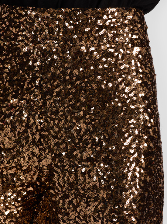 GOLD/BLACK-ATHENA SEQUIN PANT