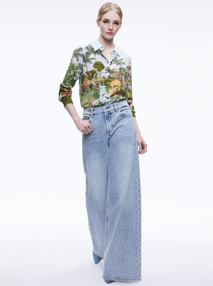 WILLA SILK BLOUSE - COUTURE PALACE image 4 - Alice And Olivia