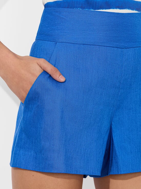 TRUE BLUE-DONALD LINEN SHORT