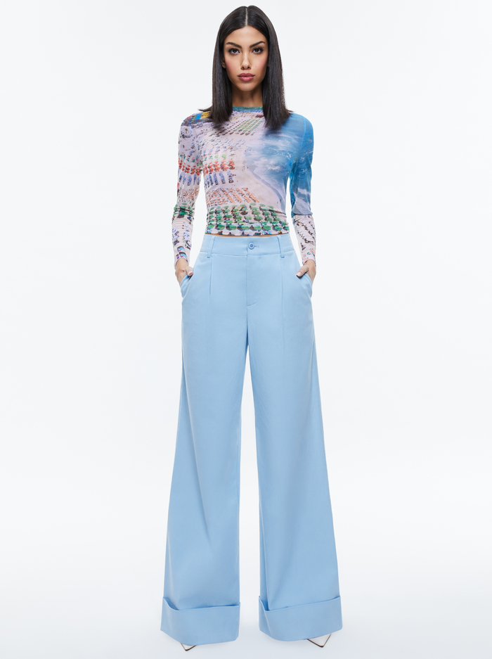 DELAINA MESH TOP - WHISPERING WAVES image 2 - Alice And Olivia