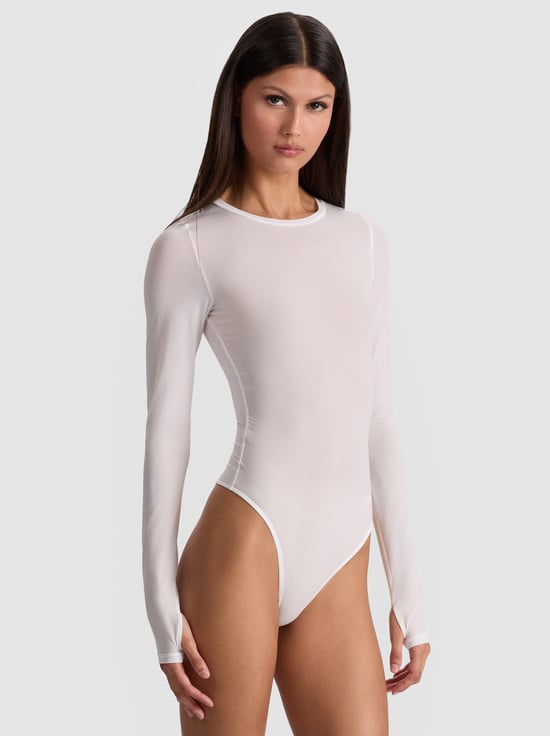 OFF WHITE-HOTTIE LONG SLEEVE BODYSUIT