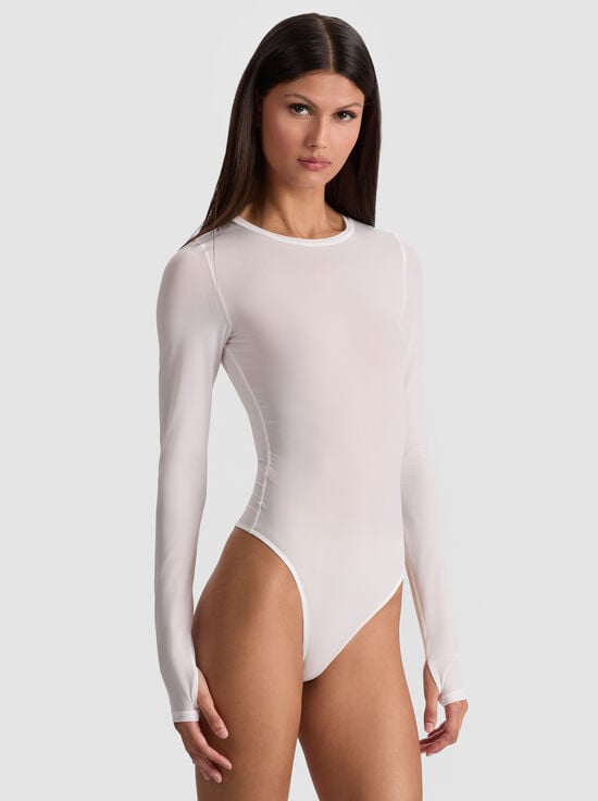 OFF WHITE-HOTTIE LONG SLEEVE BODYSUIT