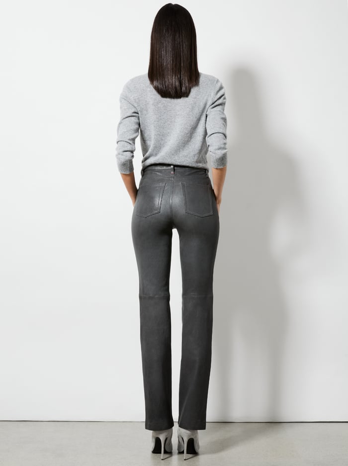 AMAZING LEATHER PANT - CHARCOAL image 2 - Alice And Olivia