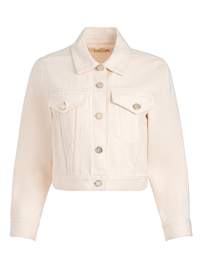 CHLOE DENIM JACKET - NATURAL image 5 - Alice And Olivia
