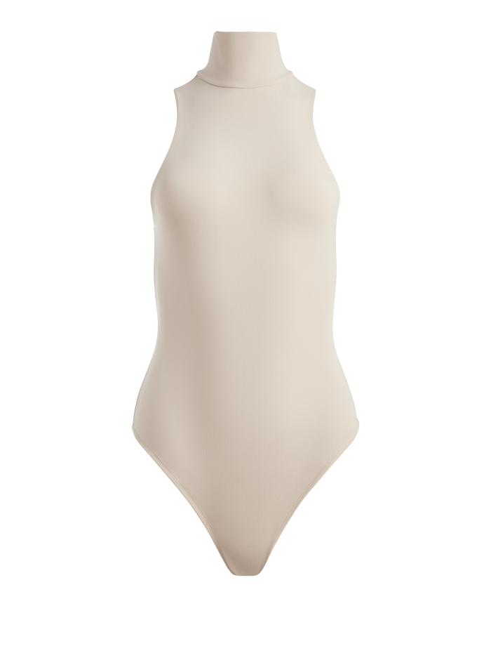 LENORA TURTLENECK BODYSUIT - ALMOND image 5 - ALICE + OLIVIA