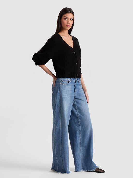 BLACK-ATTICUS CASHMERE CARDIGAN