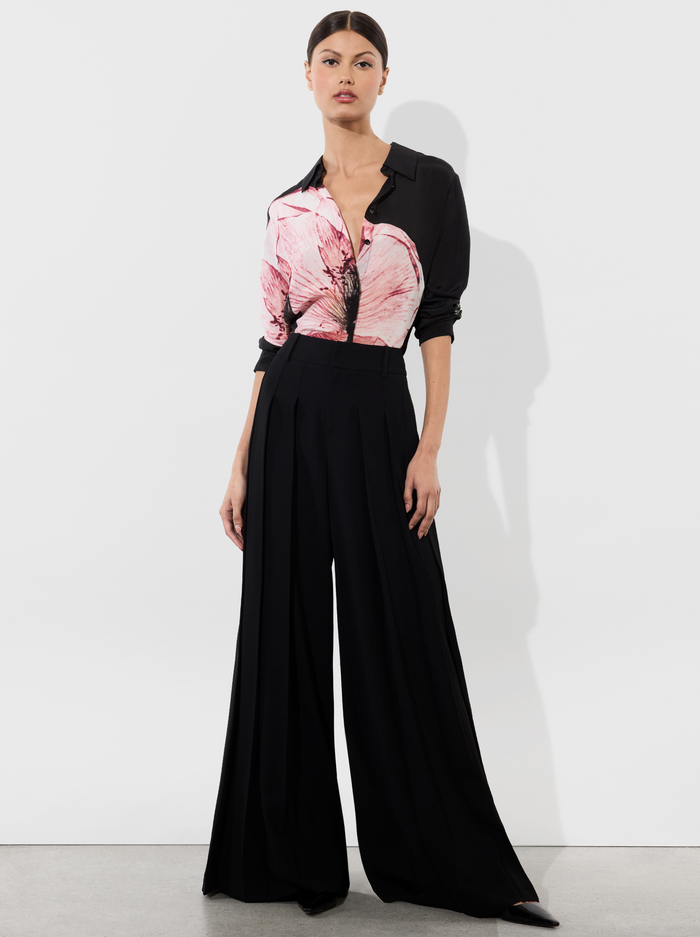 WILLA SILK BLOUSE - LUNA FLORAL image 5 - Alice And Olivia