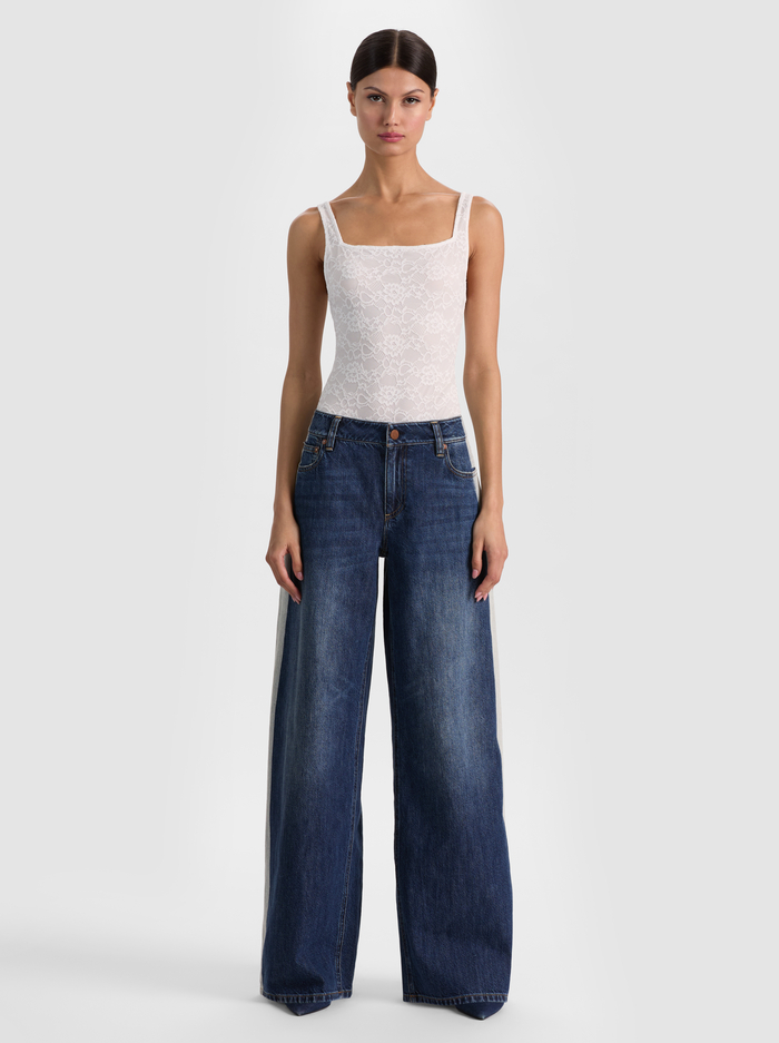 ANNIKA LACE BODYSUIT - OFF WHITE image 1 - ALICE + OLIVIA