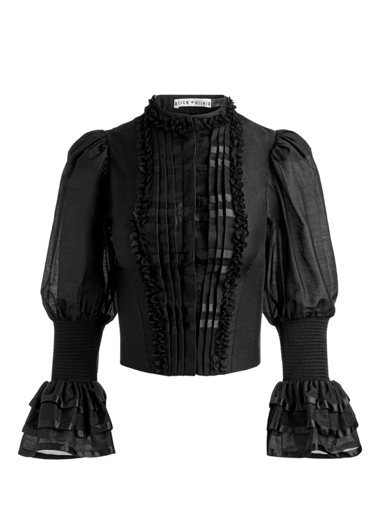 BLACK-VICKY BLOUSE