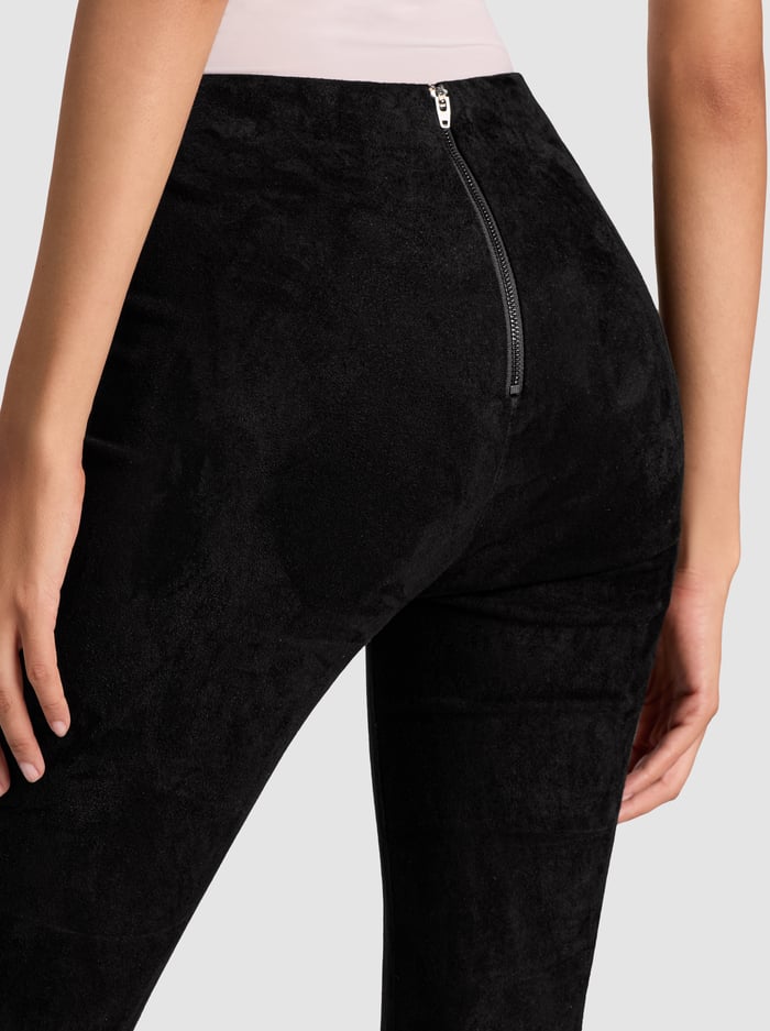 LENNOX SUEDE LEGGING - BLACK image 3 - Alice And Olivia