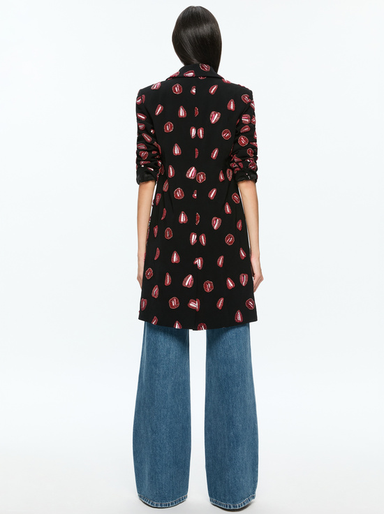 LIP SYNC BLACK-A+O X TOM WESSELMANN BRET LONG BLAZER