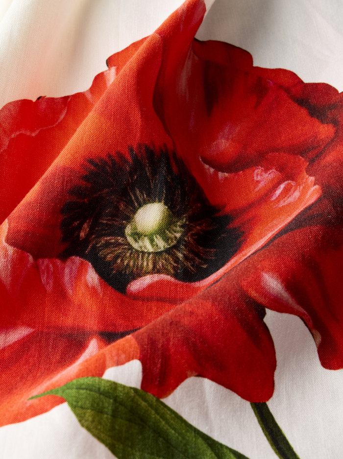 BLAIRE PLEATED LINEN PANT - SUMMER POPPY image 1 - ALICE + OLIVIA