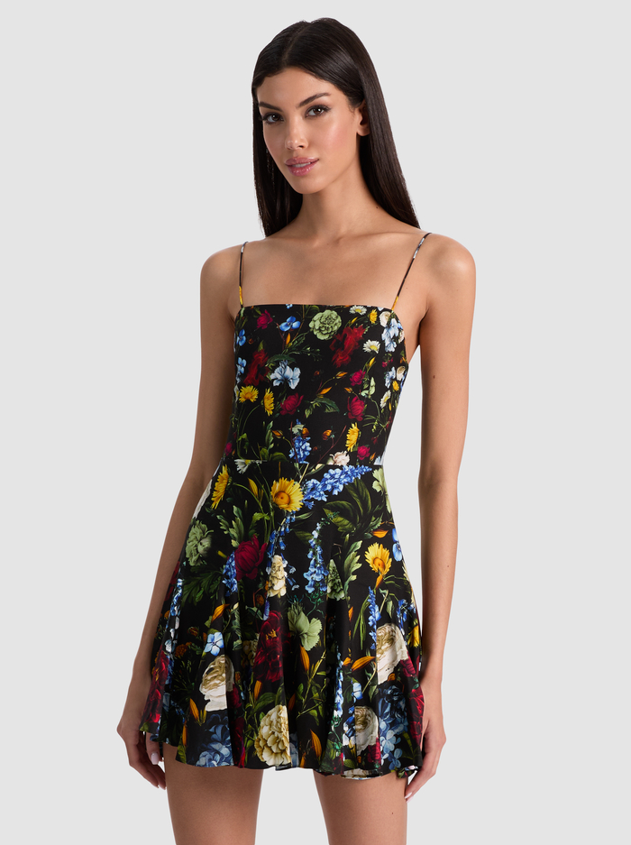 GINNY MINI DRESS - SOCIAL HOUR BLACK image 3 - Alice And Olivia