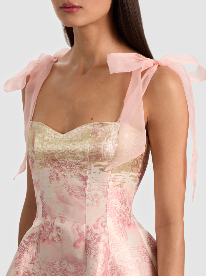 SUMMER MINI DRESS - ENGLISH ROSE TOILE image 1 - ALICE + OLIVIA