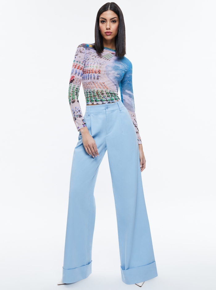 DELAINA MESH TOP - WHISPERING WAVES image 5 - Alice And Olivia