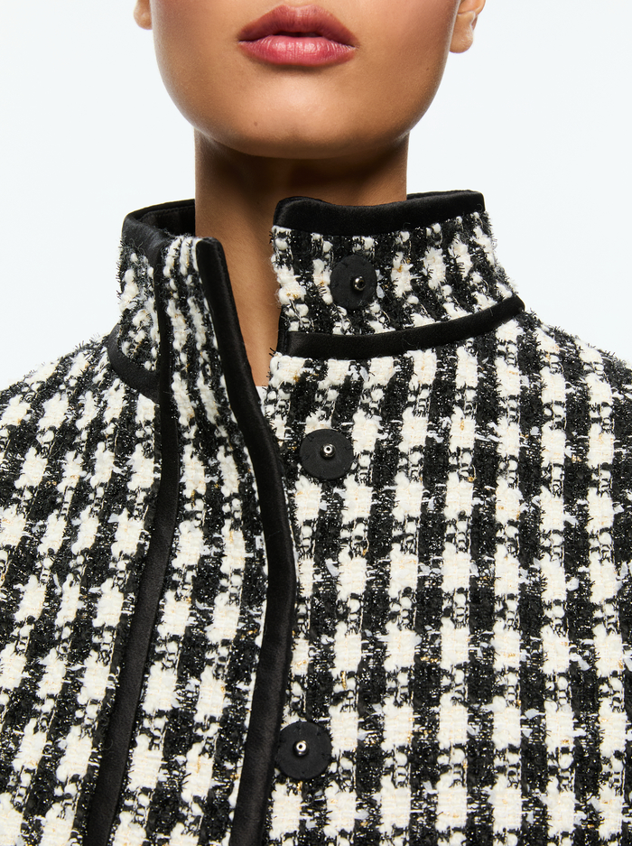CORWIN JACKET - BLACK/WHITE image 3 - Alice And Olivia