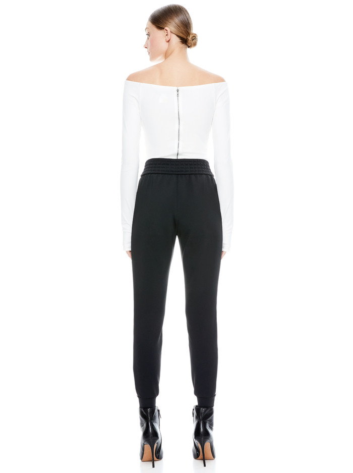 ZADIE OFF THE SHOULDER BODYSUIT - OFF WHITE image 1 - ALICE + OLIVIA