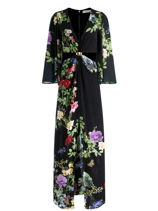 VENUS FLORAL-GEORGIANA MAXI DRESS