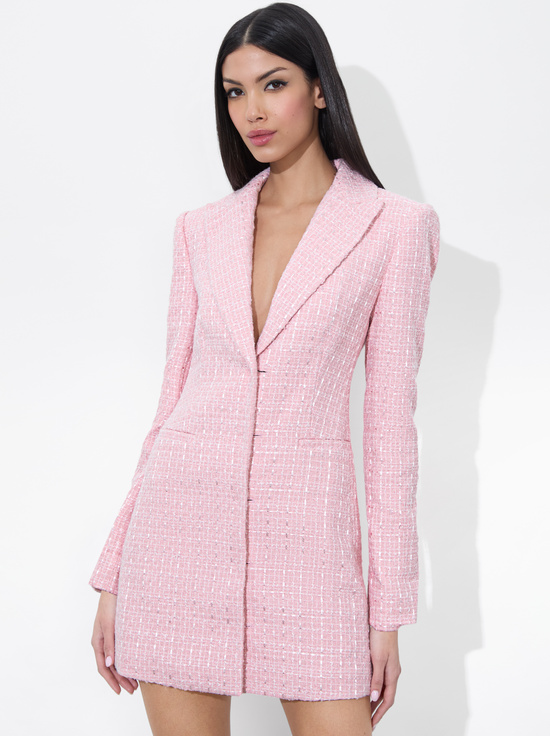 SHELL PINK-JUSTIN BLAZER DRESS