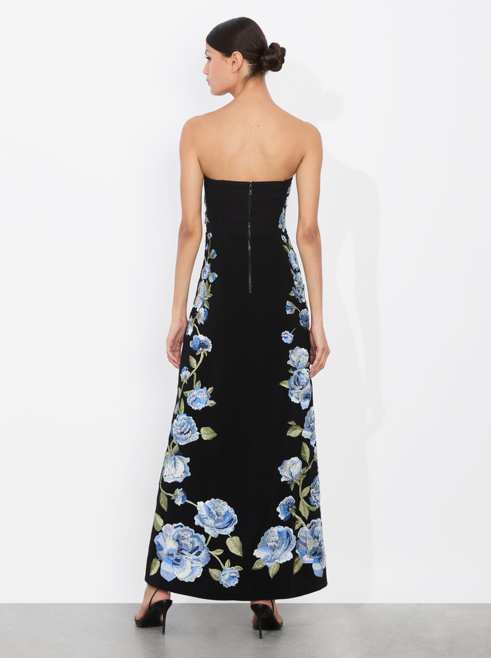 JERI OVERSKIRT ROMPER - BLACK image 2 - Alice And Olivia