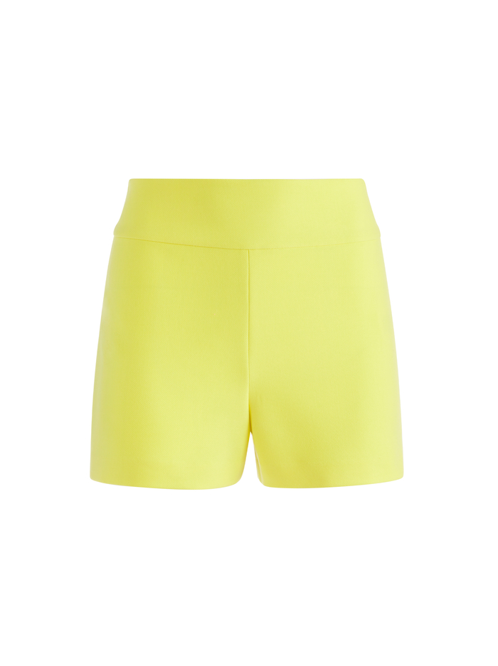 DONALD HIGH WAISTED SHORT - CANARY image 5 - Alice And Olivia