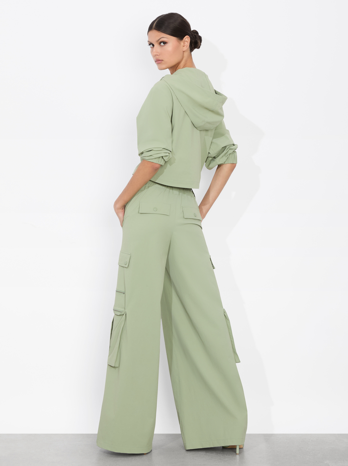 JAMES CROPPED PARKA - SAGE image 2 - ALICE + OLIVIA