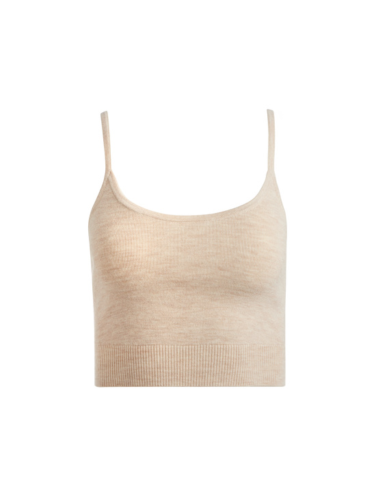 OATMEAL HEATHER-MAUDE BRALETTE