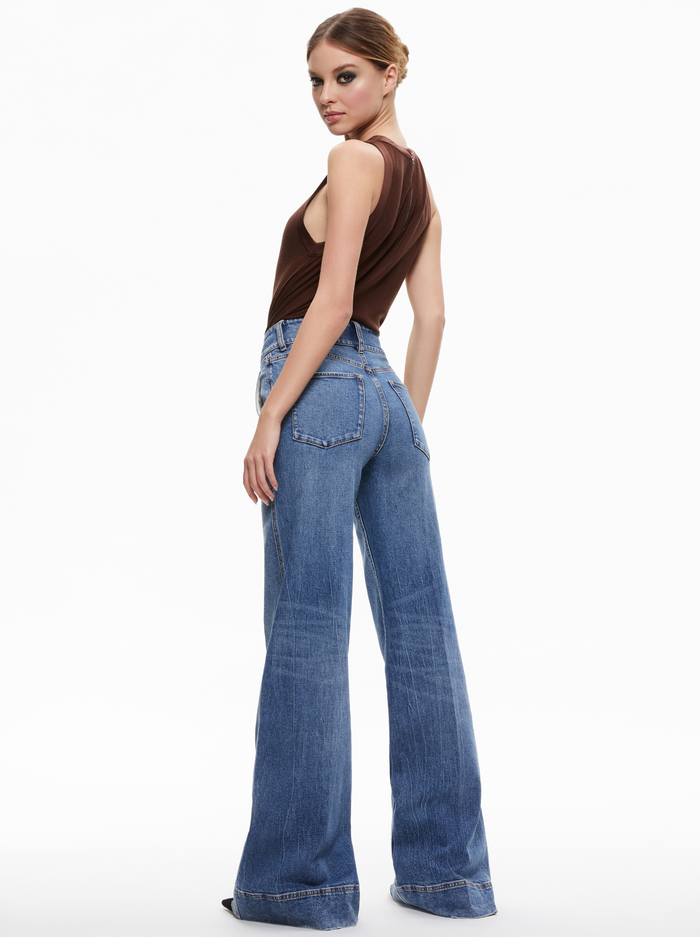 ANGELINA CREWNECK TANK - TOFFEE image 1 - Alice And Olivia