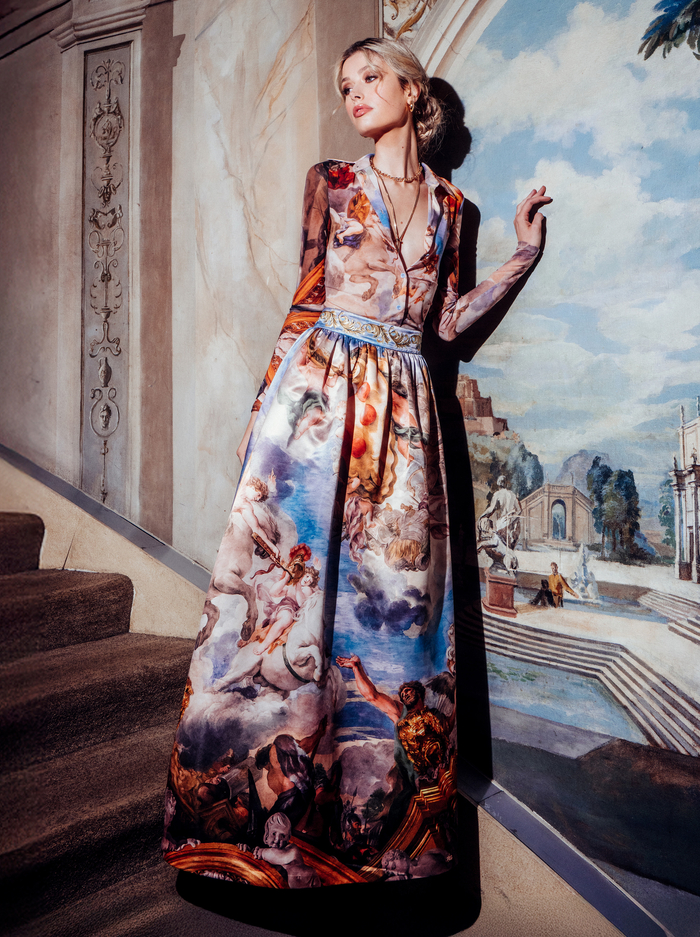 TINA BALLGOWN SKIRT - RENAISSANCE FAIR image 5 - ALICE + OLIVIA