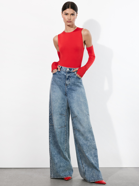 BRIGHT RUBY-OLEA SCULPTING BODYSUIT