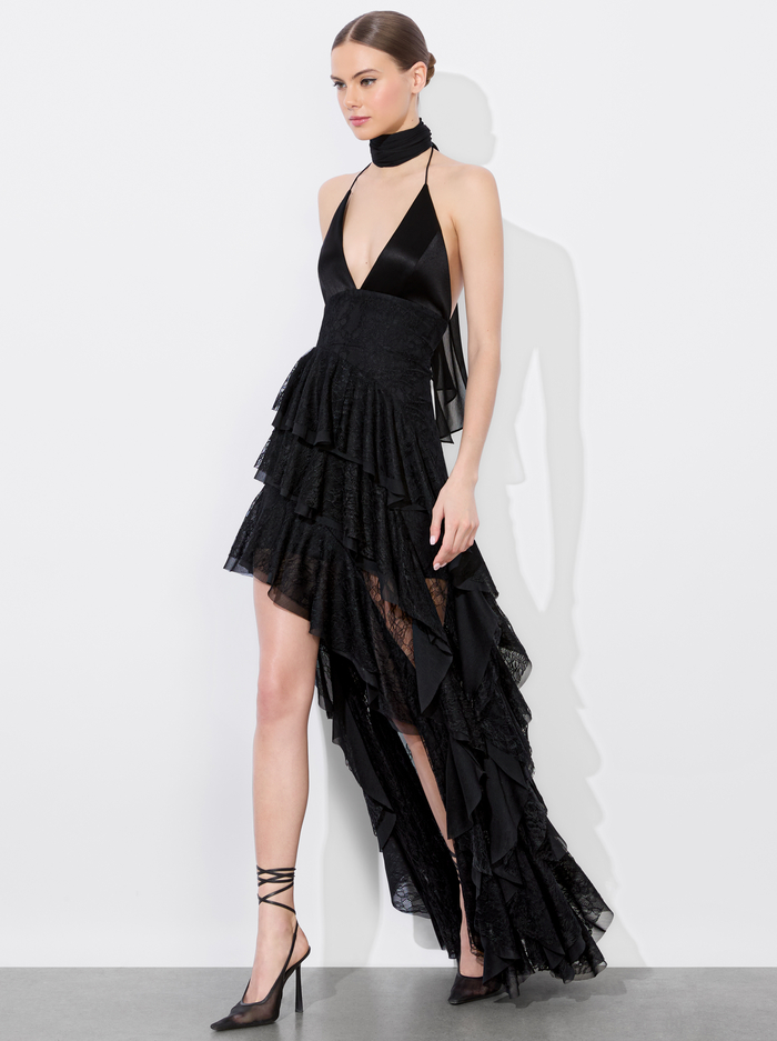 HANNAH MAXI DRESS - BLACK image 4 - Alice And Olivia