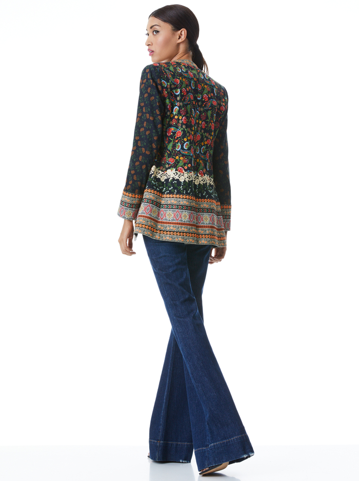 CHRISELLE EMBROIDERED BLAZER - PARADISE image 1 - Alice And Olivia