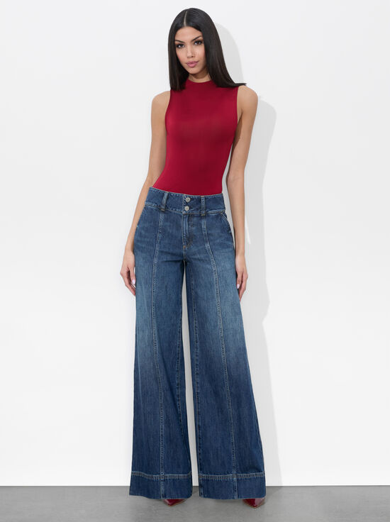 DARBY VINTAGE BLUE-MAME WIDE LEG JEAN