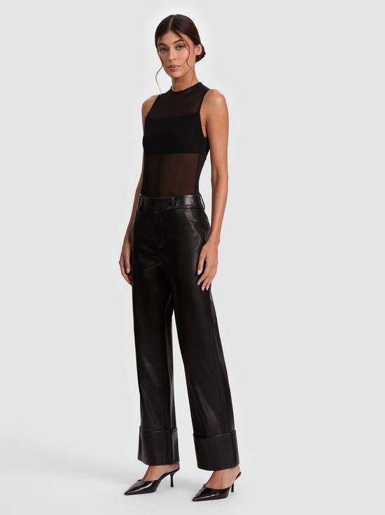 BLACK-ALEXANDER VEGAN ANKLE PANT