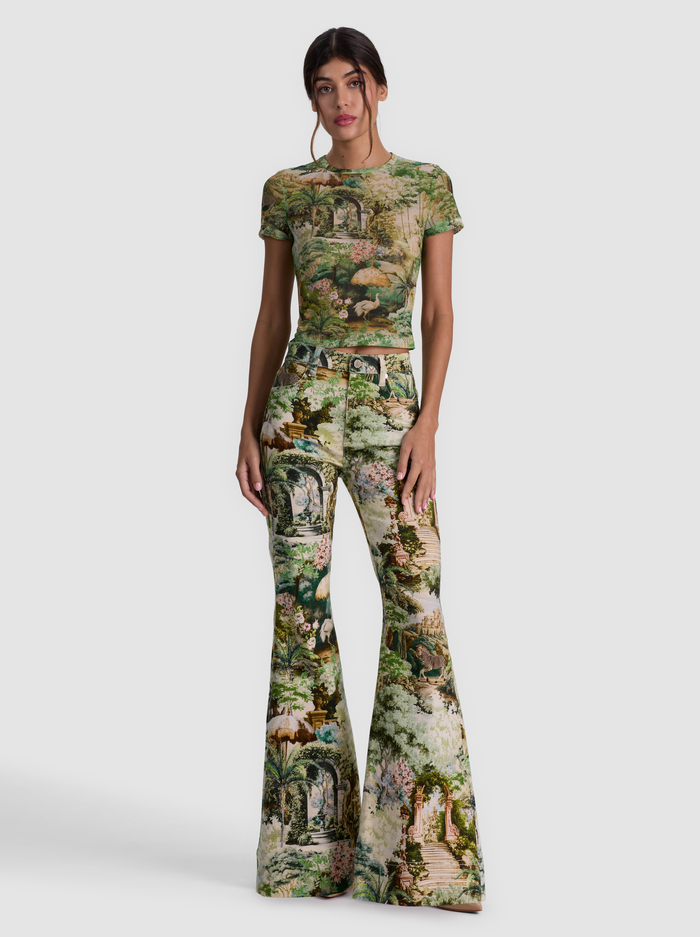 TESS TEE - TERRAIN LG image 1 - ALICE + OLIVIA