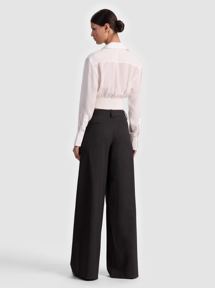 STU BAGGY PANT - CHARCOAL image 2 - ALICE + OLIVIA