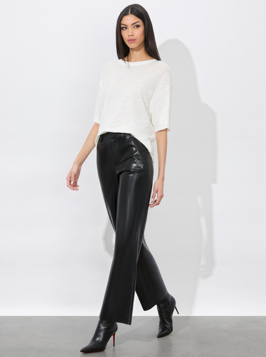BLACK-ALEXANDER VEGAN TROUSER