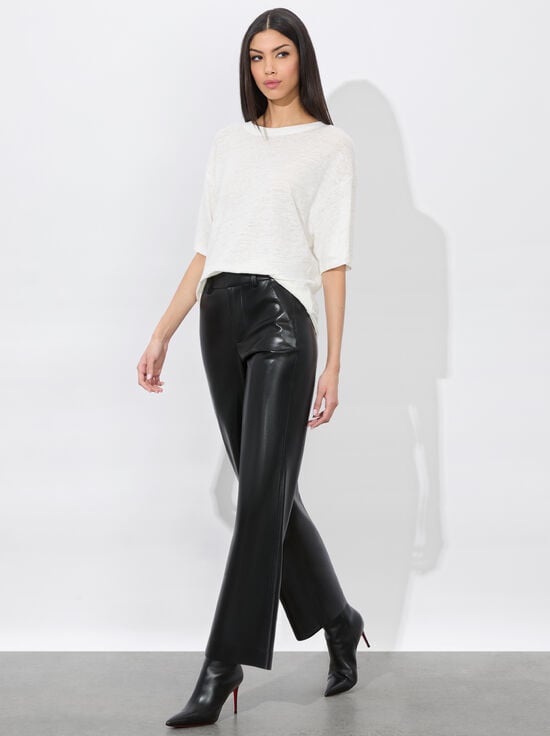 BLACK-ALEXANDER VEGAN TROUSER