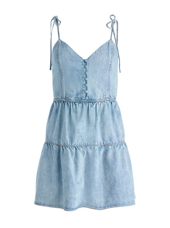 AMELIA BLUE-SHANTI DENIM MINI DRESS