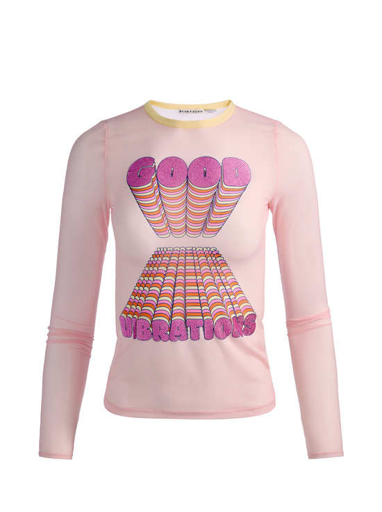GOOD VIBRATIONS-DELAINA EMBELLISHED TOP