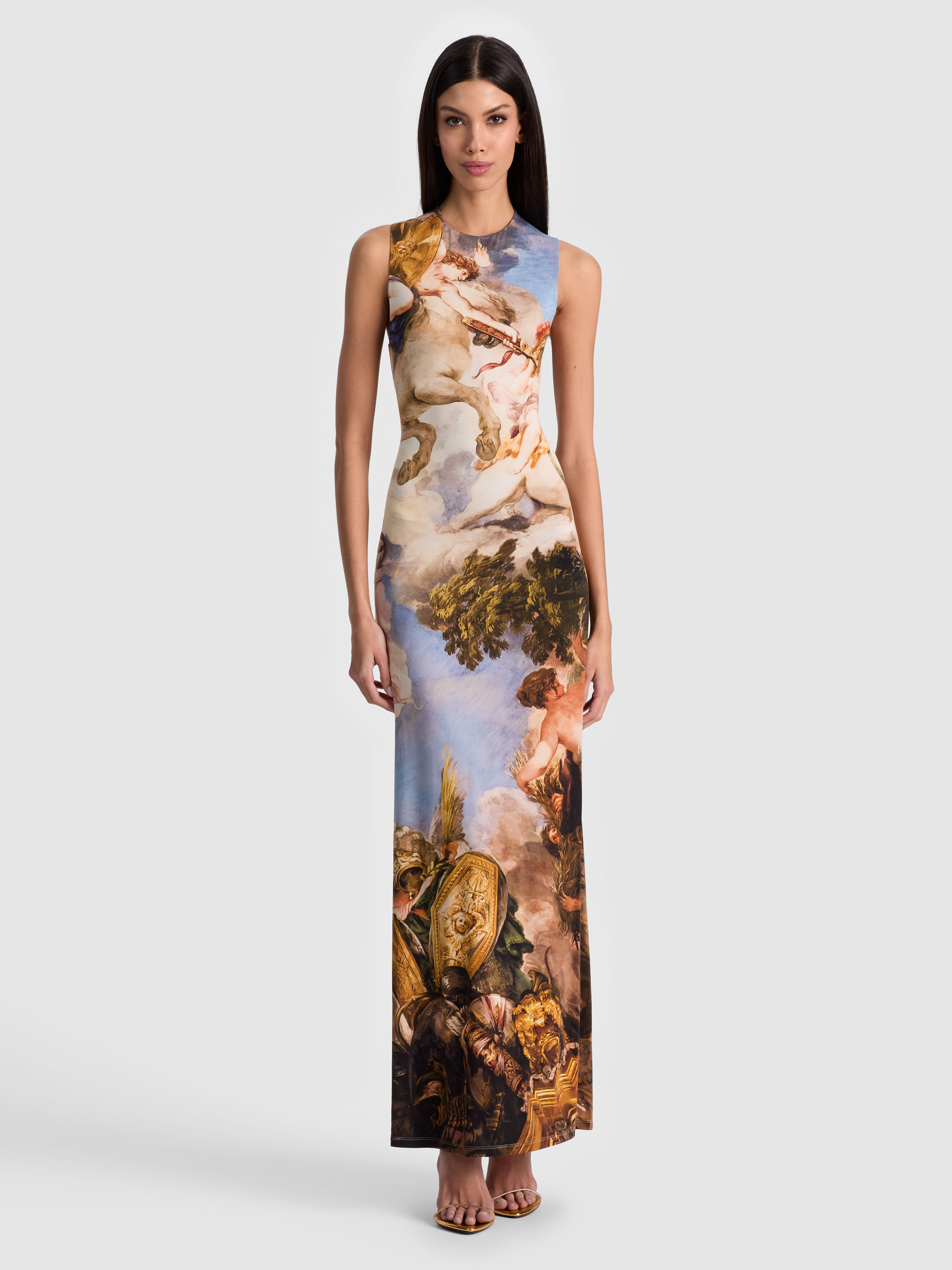 Delora Open Back Maxi Dress In Renaissance Fair | Alice + Olivia