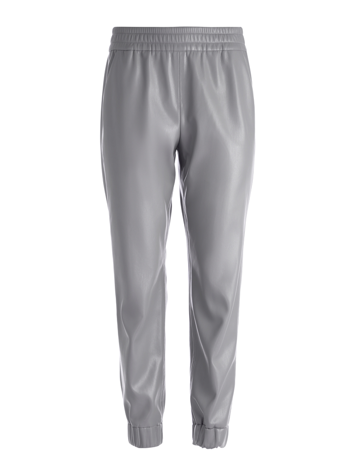 PETE VEGAN PANT - STORM GREY image 5 - Alice And Olivia