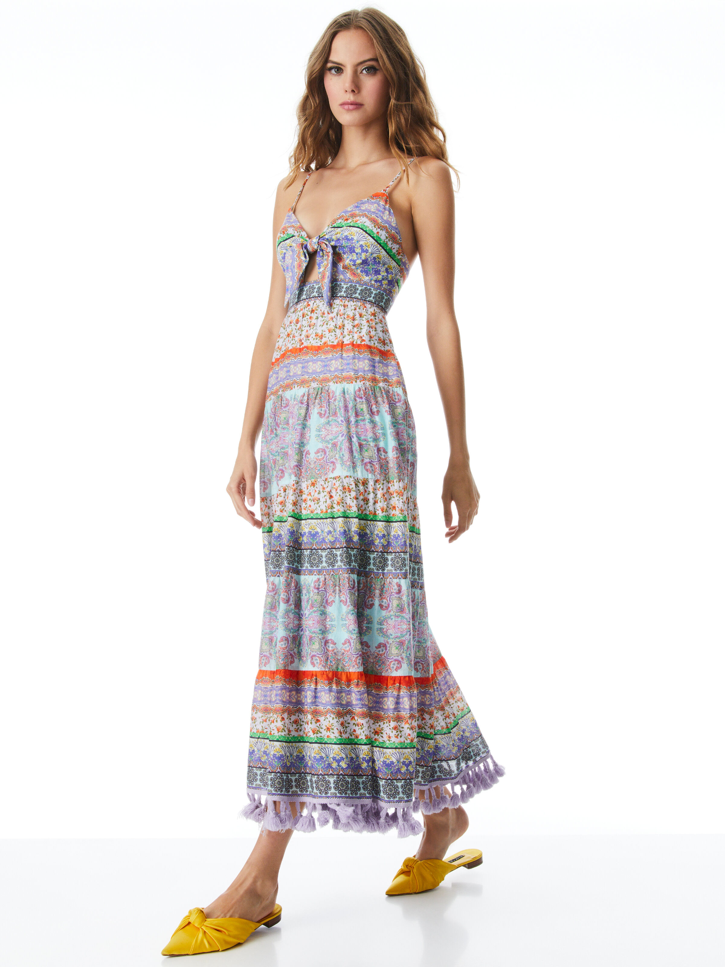 Alice olivia maxi dress top