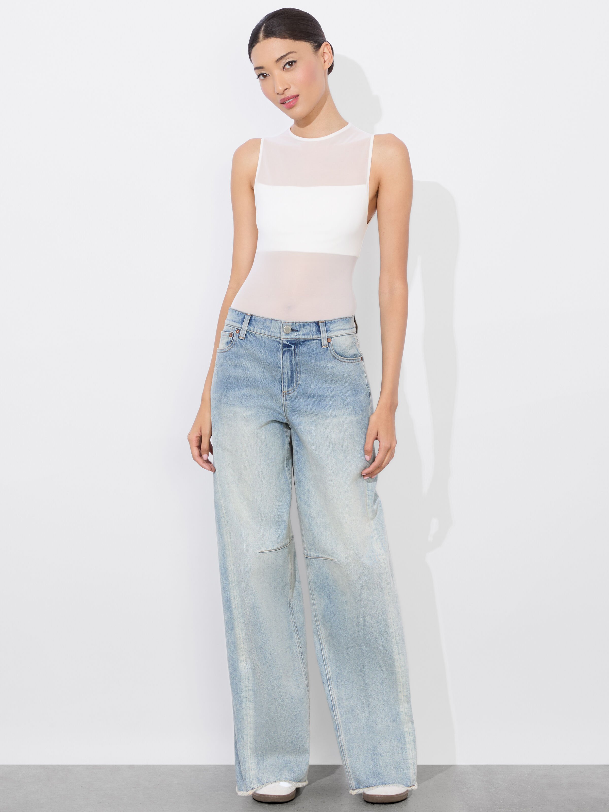 早割 旅行 Weezy Embellished Olivia + Alice | Blue Light Sierra In Jean 靴