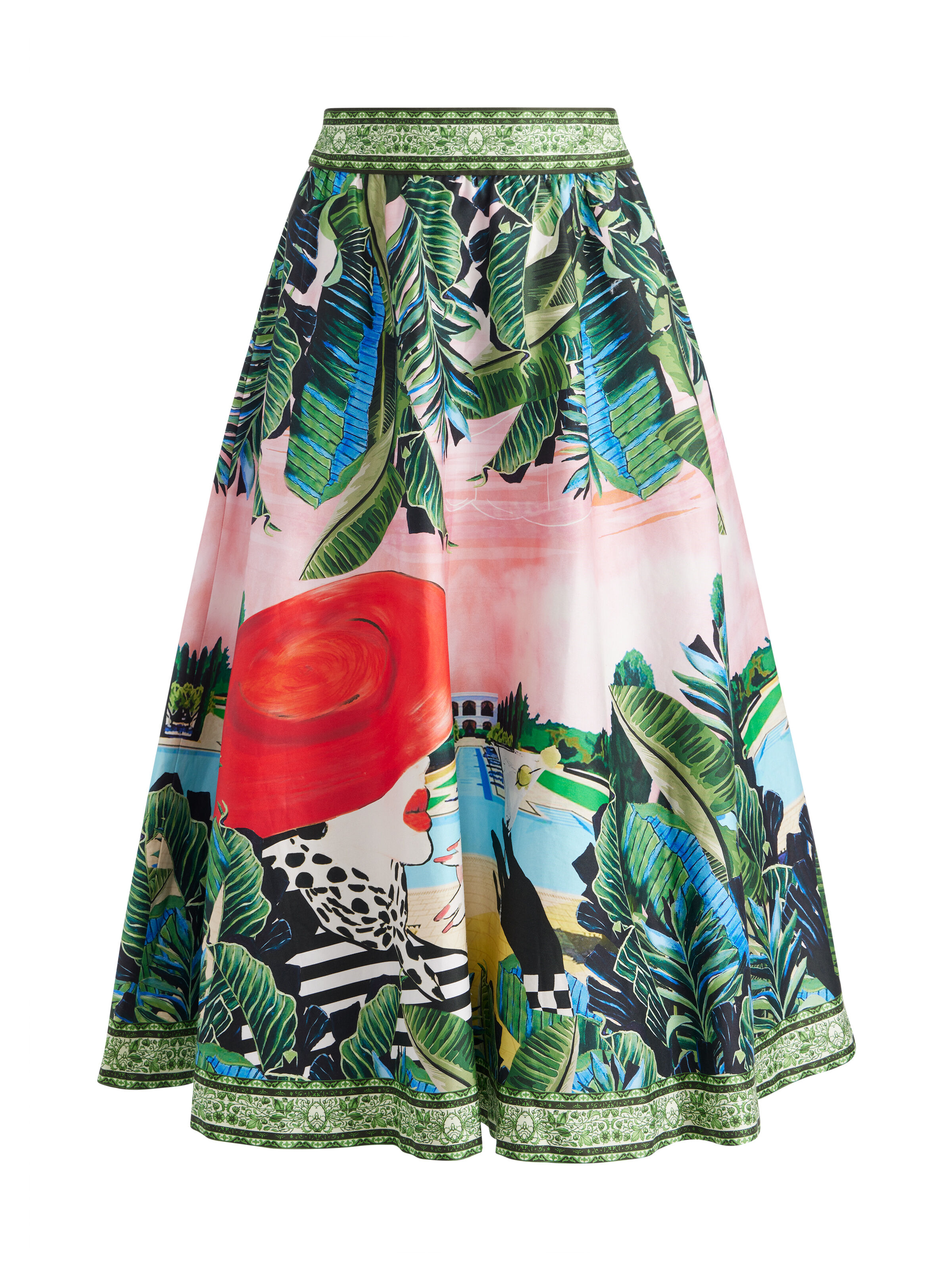 直送商品 Beach Palm In Skirt Flare Earla | Olivia + Alice スカート