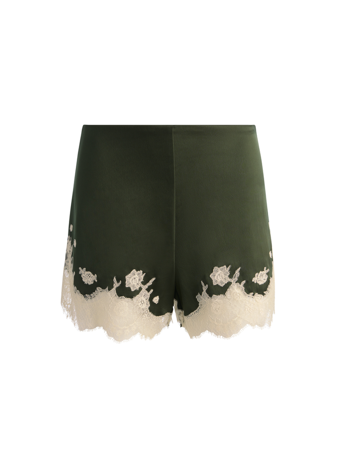 ELISSA LACE SHORT - DARK FERN image 5 - ALICE + OLIVIA