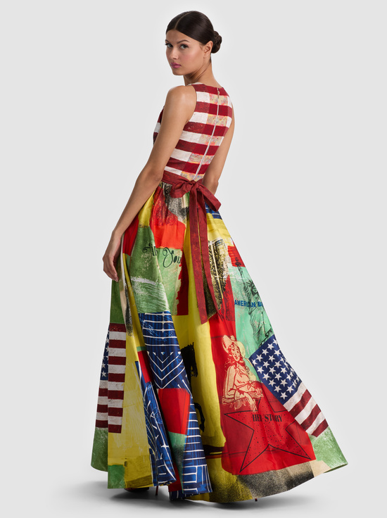 STATESIDE CLASSIC-DARCIE FLARED GOWN