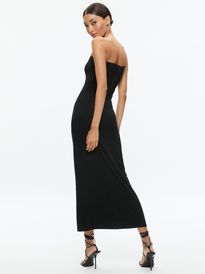 DELORA STRAPLESS MAXI DRESS - BLACK image 2 - Alice And Olivia