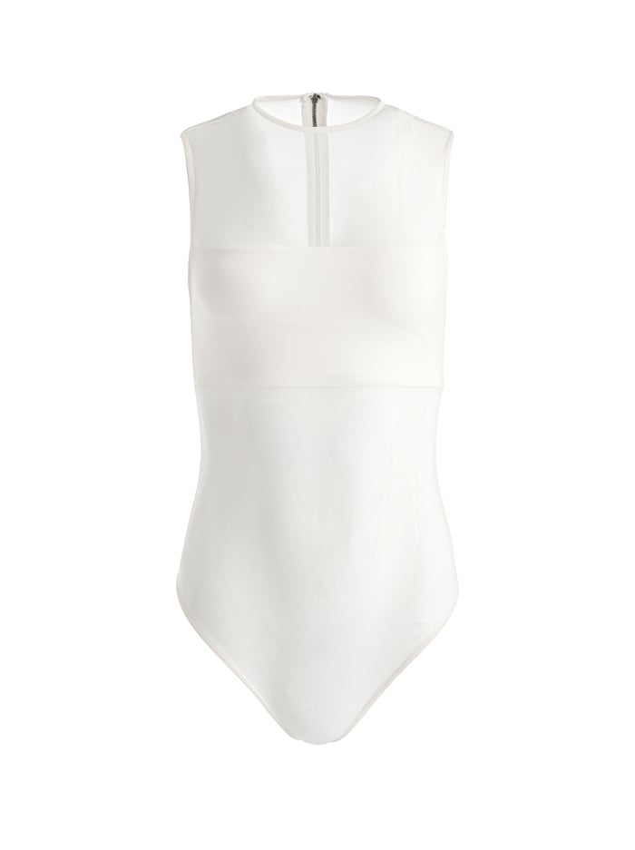 BANDEAU SLEEVELESS BODYSUIT - OFF WHITE image 5 - Alice And Olivia